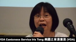 進步教師同盟召集人施安娜表示，港府在主權移交後推行普教中與國民教育有關