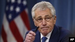 Menteri Pertahanan Amerika Serikat Chuck Hagel (Foto: dok).