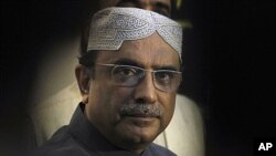 Pakistan's President Asif Ali Zardari, FILE August 15, 2010.