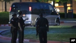 Le site de la tuerie à Garland, au Texas (AP Photo/LM Otero)