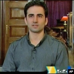 Iranian-American Amir Mirza Hekmati, who has been sentenced to death by Iran's Revolutionary Court on the charge of spying for the CIA, speaks during a recorded interview in an undisclosed location, in this undated still image taken from video by Reuters