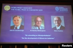 La Academia Sueca anunció el miércoles 9 de octubre de 2019 a los ganadores del premio Nobel de Química.