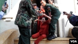 Outspoken activist and community organizer Tep Vanny was sentenced to a year in prison for her role in the demonstration.