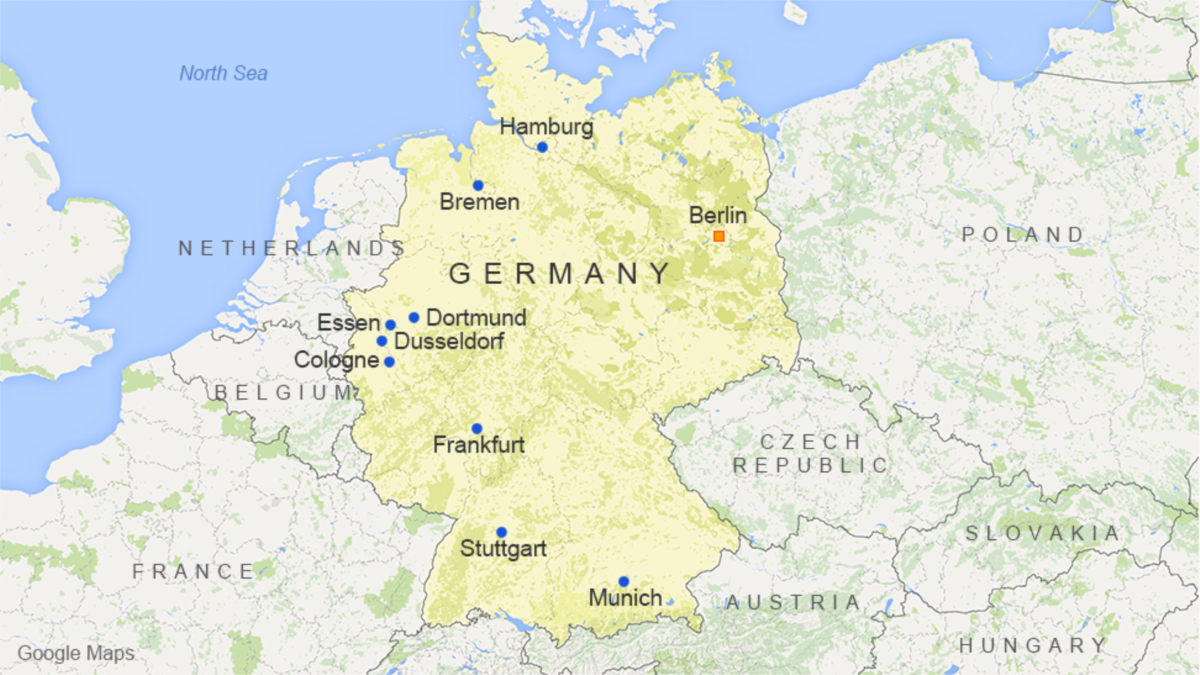 1 Tote und 40 Verletzte, als ein klarer Hurrikan Deutschland trifft