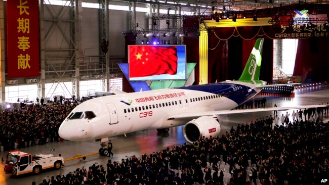 Máy bay chở khách C919 của Công ty COMAC, Trung Quốc.