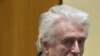 Mantan pemimpin Serbia-Bosnia, Radovan Karadzic, memasuki ruang pengadilan International Residual Mechanism for Criminal Tribunal di Den Haag, Belana, Rabu, 20 Maret 2019 (foto: AP Photo/Peter Dejong, Pool)