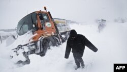 Şərqi Avropa ölkələrində soyuq hava şəraiti hökm sürür