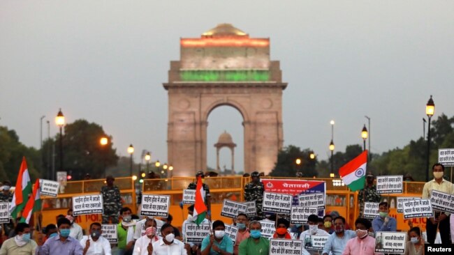 بھارت میں چین مخالف مظاہرے