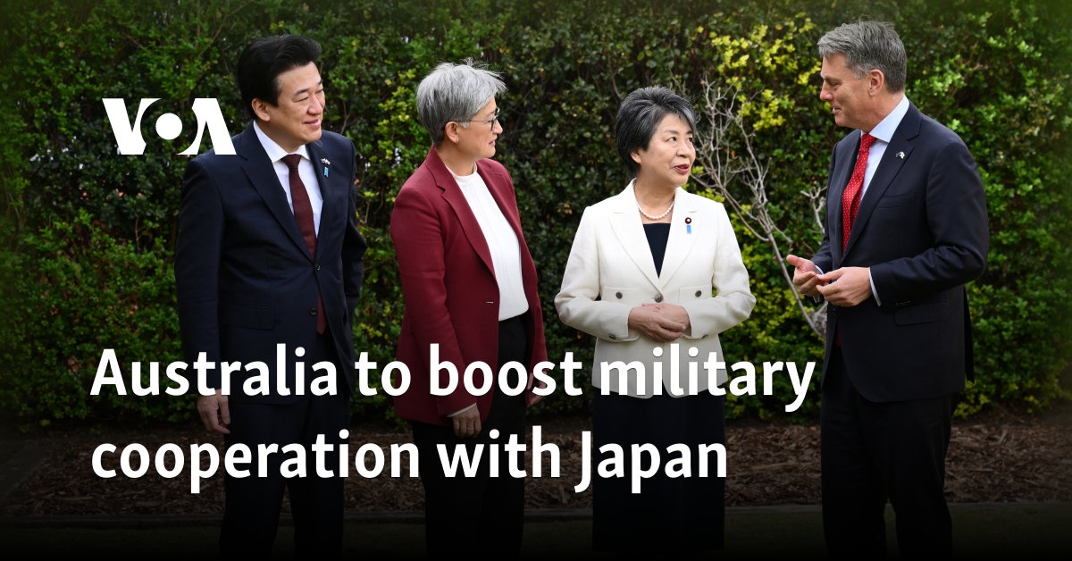 Australia to boost military cooperation with Japan 