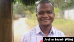 Landry Louboueya, interpellé par la police pour avoir dénoncé une dérive de la douane, à Brazzaville le 21 juillet 2021.