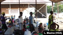 Flood survivors at Bangula camp. Malawi government officials say allowing campaign rallies at evacuation camps would put property of flood survivors at risk of being stolen.