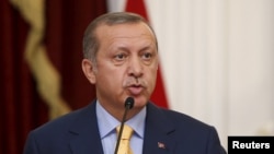 FILE - Turkey's President Recep Tayyip Erdogan, July 31, 2015. 