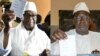 Le président malien Ibrahim Boubacar Keita, à gauche et le leader de l'opposition, Soumaila Cissé. 