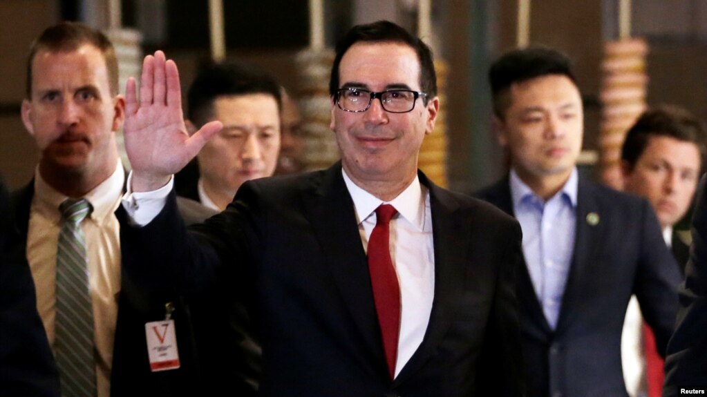Bộ trưởng Tài chính Mỹ Steven Mnuchin.