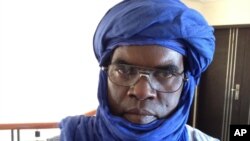 ນາຍ Al Kahedi Cissé, ຜູ້ນໍາທະຫານ FLNM ພາກເໜືອຂອງ ມາລີ ກອບກູ້ແນວໜ້າ (Northern Mali Liberation Front) ທີ່ 23 ມິຖຸນາ, 2012