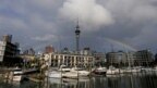 Tòa tháp Sky Tower nổi tiếng ở thành phố Auckland, New Zealand. Một sự kiện khởi động “Năm Du lịch Trung Quốc-New Zealand 2019” tại New Zealand đã bị Trung Quốc hoãn lại giữa bối cảnh quan hệ giữa nước đang căng thẳng.