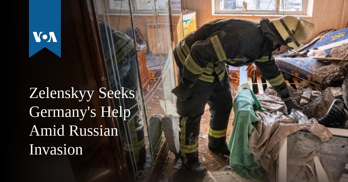 Zelenskyy Seeks Germany's Help Amid Russian Invasion - Vimarsana News