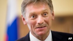 President Vladimir Putin’s spokesman Dmitry Peskov says, "The Kremlin has no kompromat on the president-elect of the United States, Donald Trump," in denying the allegations as "pulp fiction."