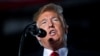 U.S. President Donald Trump speaks during a campaign rally at Southern Illinois Airport in Murphysboro, Illinois, Oct. 27, 2018. 