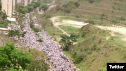 #Venezuela #Montalbán #MarchaDelSilencio convocada por la oposición. Foto: @OdaMM