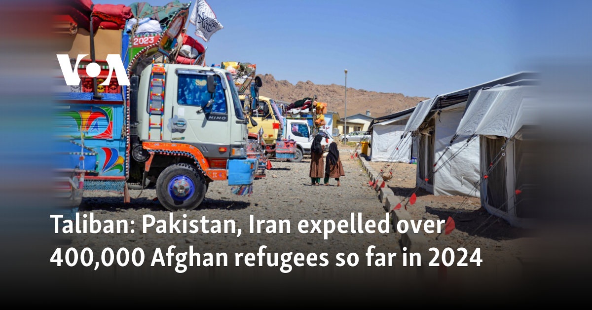 Taliban: Pakistan, Iran expelled over 400,000 Afghan refugees so far in ...