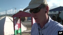 Leonard Doyle, communications director with the IOM, came up with the idea to put a suggestion box in some of the camps in Haiti