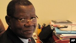 Lambert Mende, porte-parole du gourvenement de la RDC