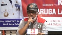 drg. Herry Mulyadi saat mengumumkan seorang pasien terinfeksi virus corona yang meninggalkan ruang isolasi RSU Anutapura tanpa izin (19/6) (Foto: Tangkapan Layar)