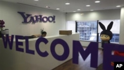 Suasana di kantor Yahoo, Hongkong (21/5). Yahoo menjual separuh sahamnya di perusahaan online terbesar di Tiongkok, Alibaba, dengan nominal 7,1 miliar dolar.