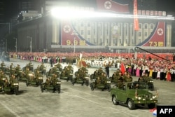 9일 평양 김일성광장에서 북한 정권수립 73주년 열병식이 열렸다.