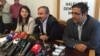 HDP İmralı Heyeti'nden açıklama yapan Pervin Buldan, Sırrı Süreyya Önder, İdris Balüken