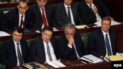 FILE: Alleged assassination attempt subject Minister Hedio Majdoub, seen far right. Image taken January 27, 2016