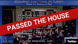 Türkiyəyə qarşı sanksiyalara dair qanun layihəsi böyük səs çoxluğu ilə qəbul edilib