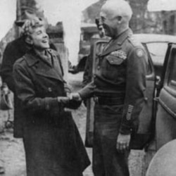 Clare Boothe Luce with George S. Patton, Jr. c. 1944