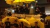 香港萬人撐傘紀念佔中滿月 學聯提與李克強對話
