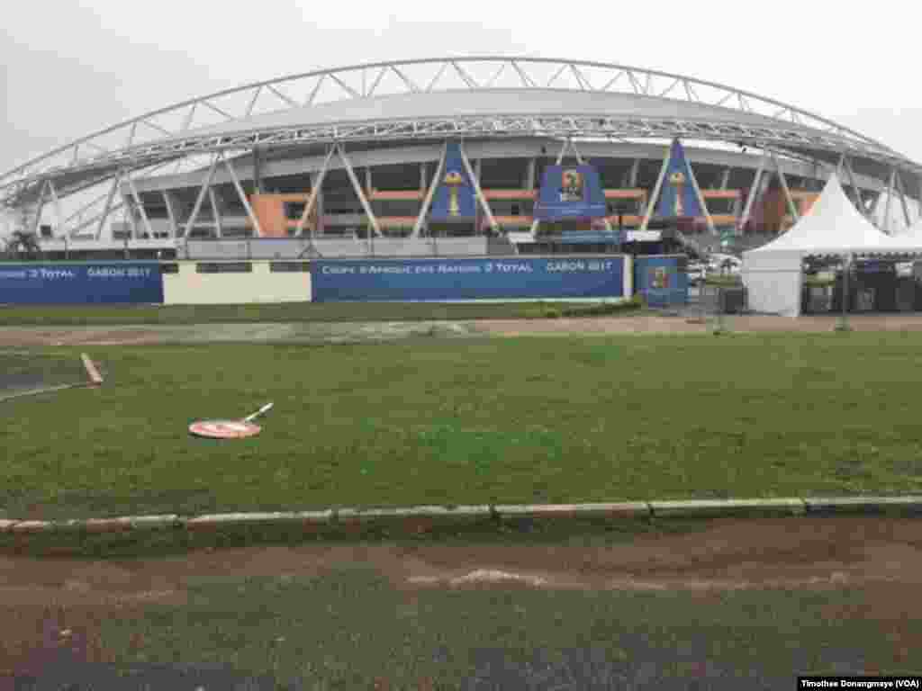 AFCON 2017 a Libreville a Gabon. (VOA/Timothee Donangmaye)