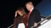 President Trump and first lady Melania Trump walk from Air Force One, Nov. 29, 2018, as they arrive in Buenos Aires, Argentina.