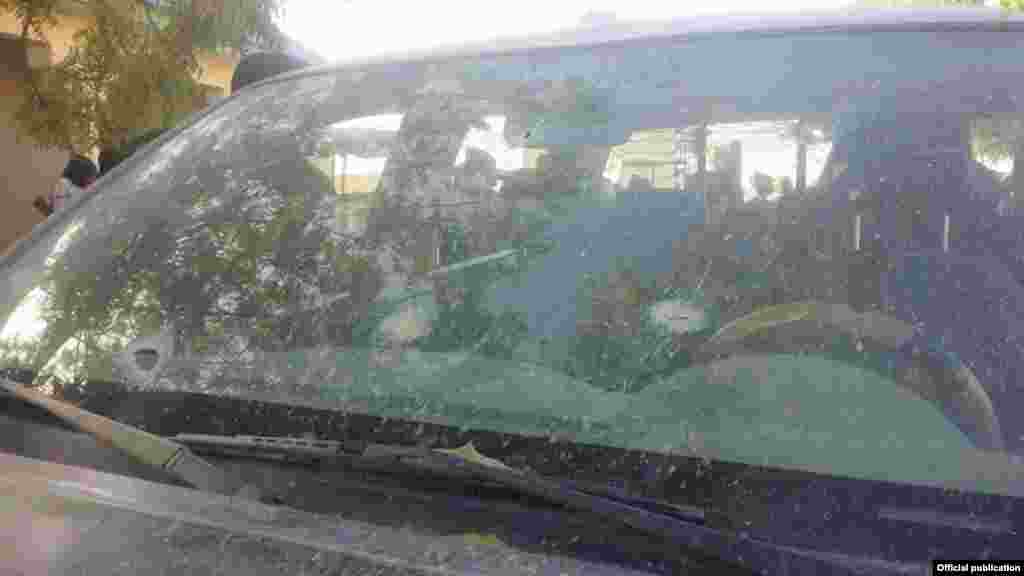Mota Kirar Hilux Da Sojojin Najeriya Suka Kwace Daga Hannun 'Yan Kungiyar Boko Haran Yau Da Safe A Jahar Borno 