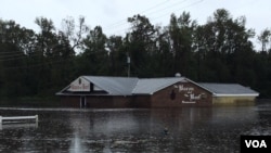 Inundaciones en Carolina del Norte un día después de que la tormenta Florence tocara tierra. (Foto: Iacopo Luzi)