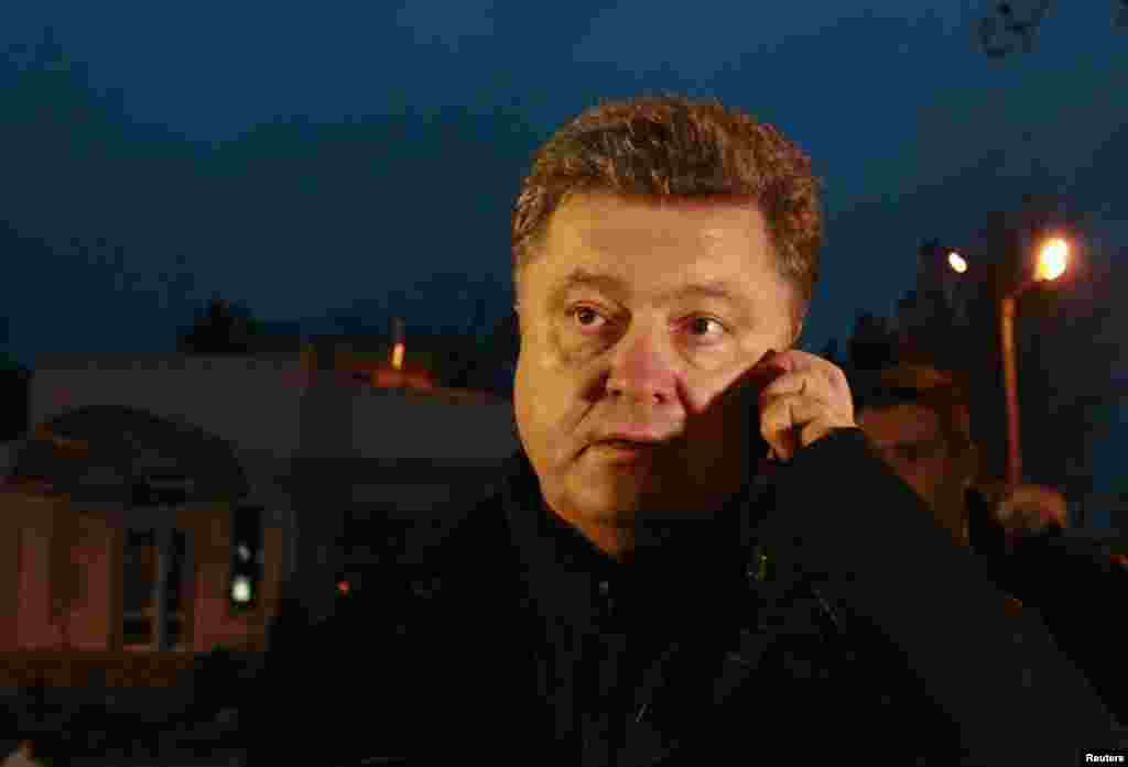 Кандидат в президенты Украины Петр Порошенко