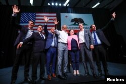 FILE - Former U.S. President Barack Obama participates in a political rally for California Democratic candidates during a event in Anaheim, California, U.S., September 8, 2018.
