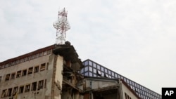 Arhiva - Zgrada RTS-a uništena tokom NATO bombardovanja