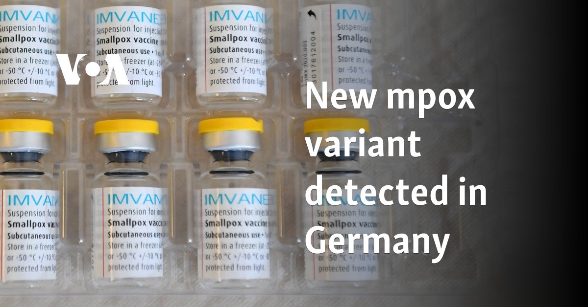 New mpox variant detected in Germany 