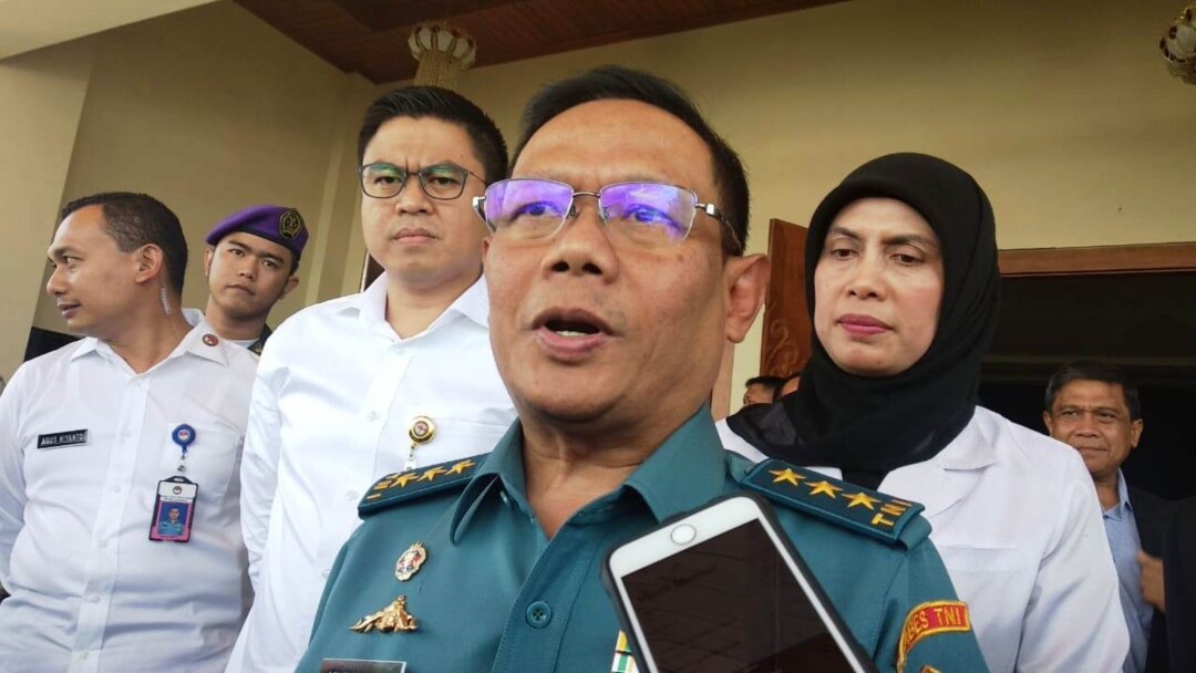 Sekretaris Jenderal Kementerian Pertahanan, Laksamana Madya Agus Setiadji. (Foto:VOA/Nurhadi)