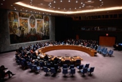 Suasana sidang Dewan Keamanan PBB di New York, 20 Agustus 2019. (Foto: AFP)