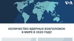 SIPRI: Количество ядерных боеголовок в мире в 2020 году