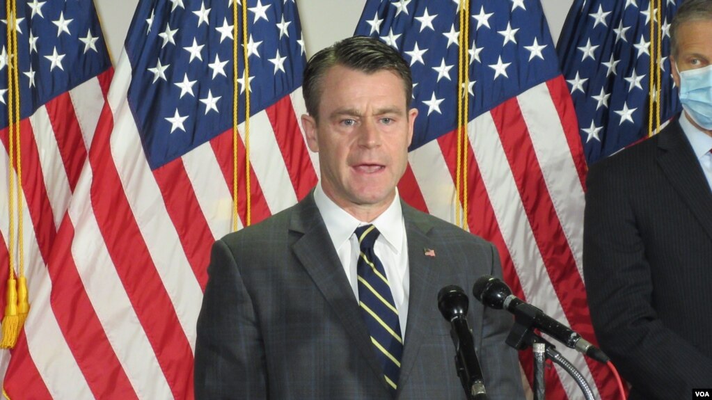 资料照：共和党联邦参议员托德.扬（Sen. Todd Young, R-IN）(photo:VOA)