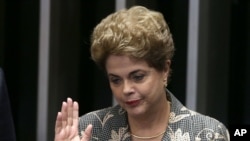 Dilma Rousseff, destituée en août 2016 pour maquillage de fonds publics à des fins politiques...