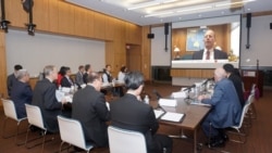 美国国务院亚太助卿史达伟2020年12月2日在“美台教育倡议”对话中发表讲话 （台湾外交部照片）
