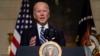 Presiden Joe Biden menyampaikan pidato tentang perubahan iklim dan pekerjaan ramah lingkungan, di Gedung Putih, Washington, D.C., Rabu, 27 Januari 2021, . (Foto AP / Evan Vucci)